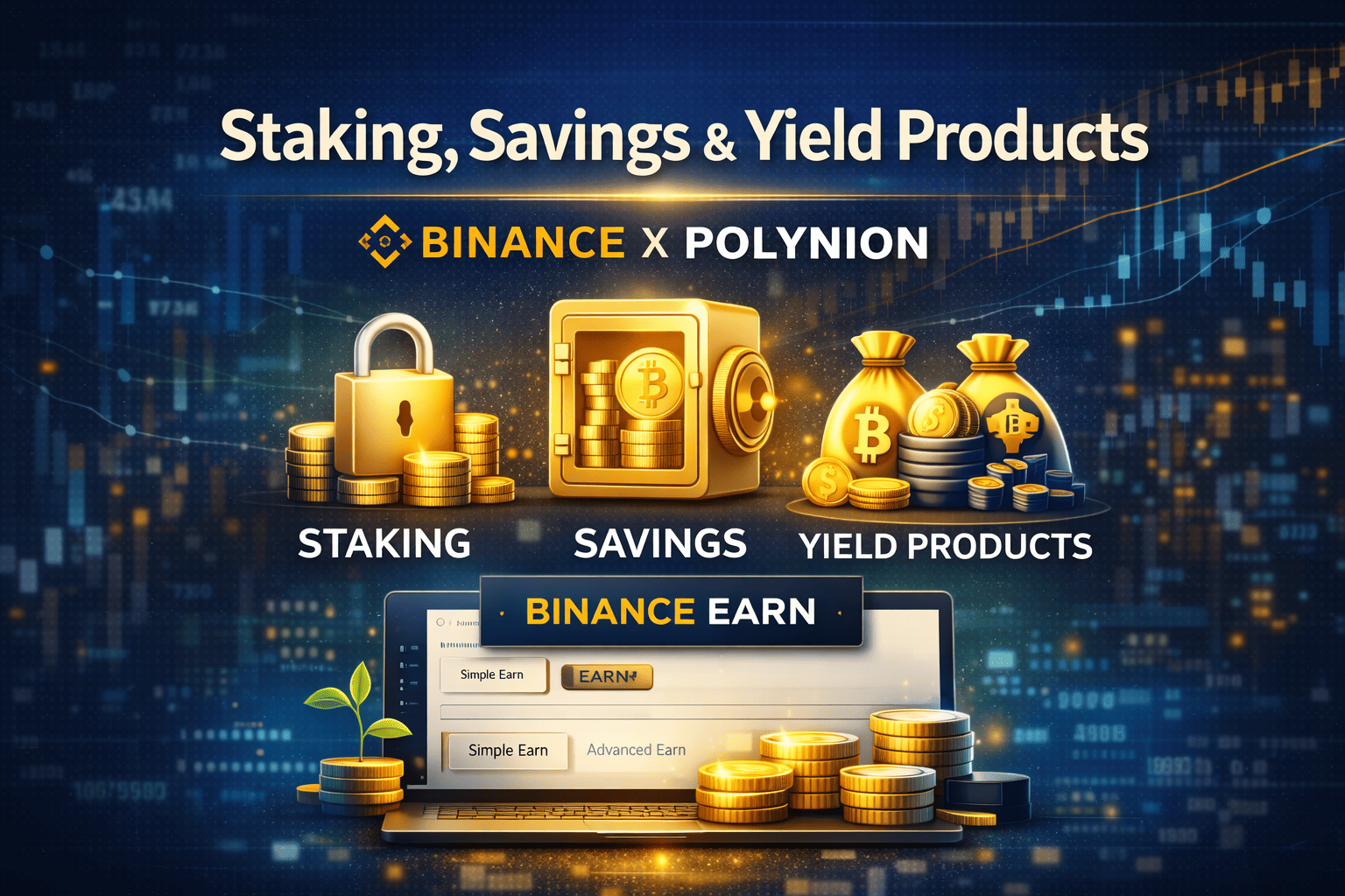 Binance Earn: Perbedaan Staking, Savings, dan Produk Yield