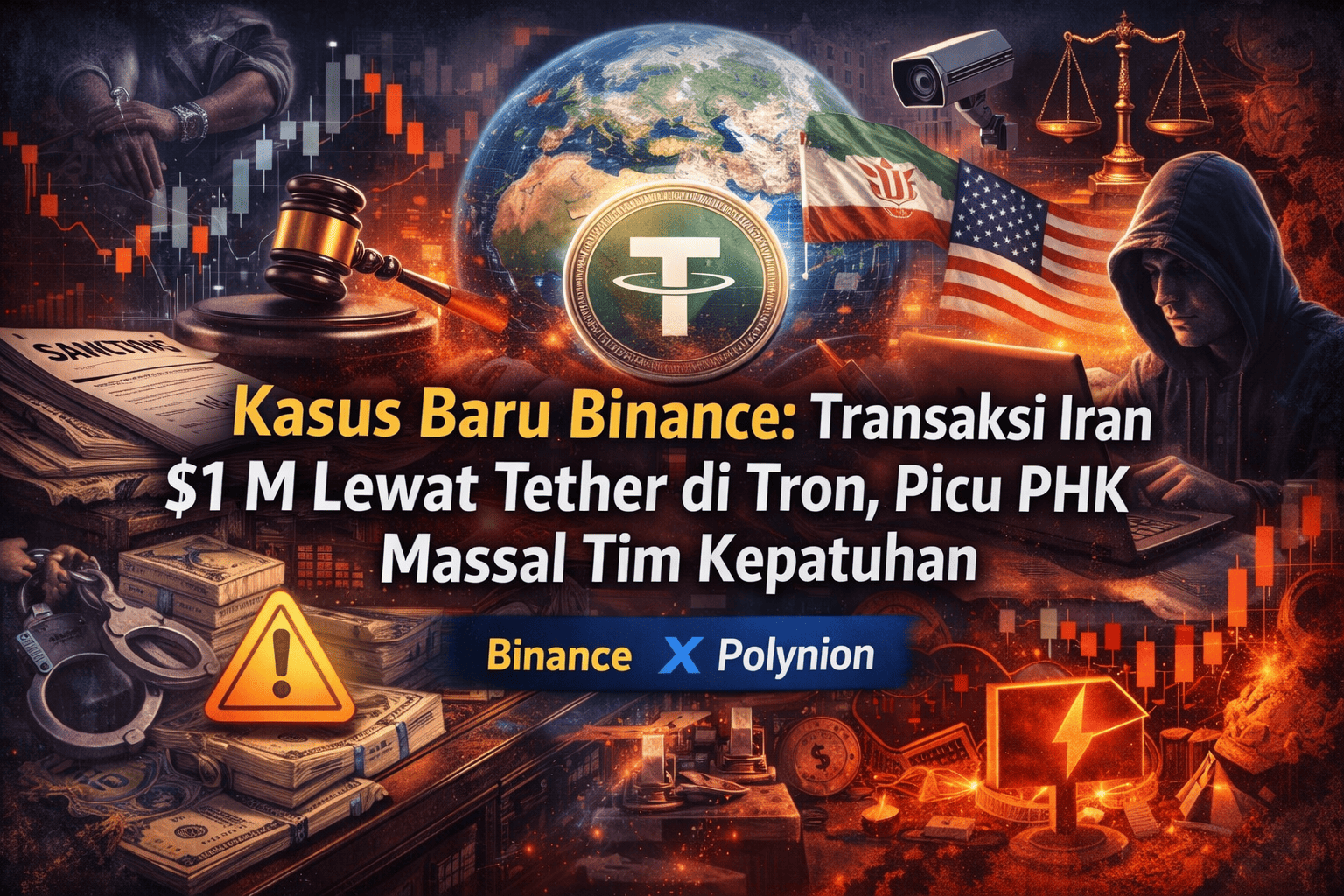 Binance USDT Tron: Transaksi Iran $1 M Picu PHK