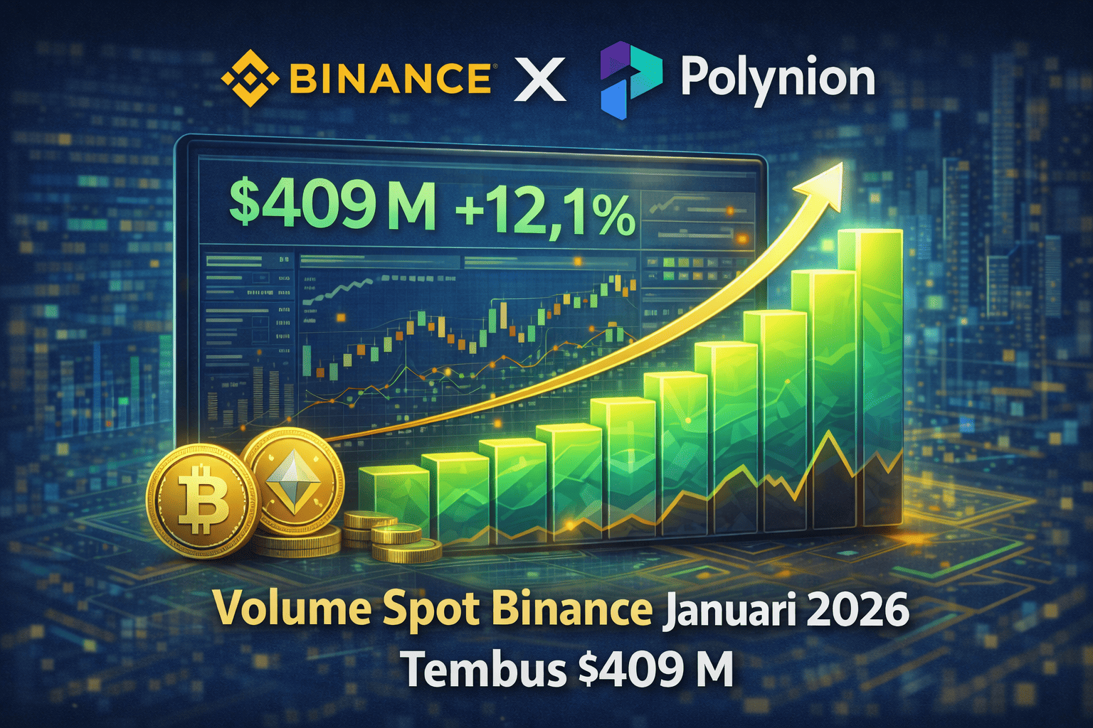 Volume Spot Binance Januari 2026 Tembus $409 M