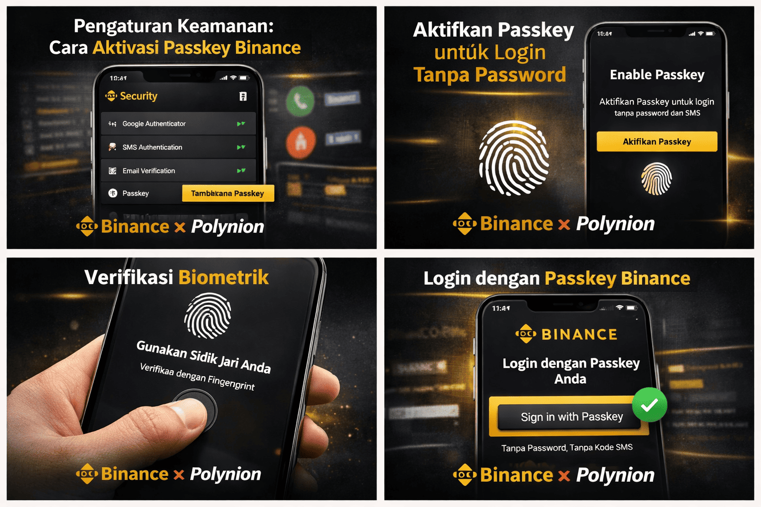 Cara Aktivasi Passkey Binance: Login Tanpa Password 2026